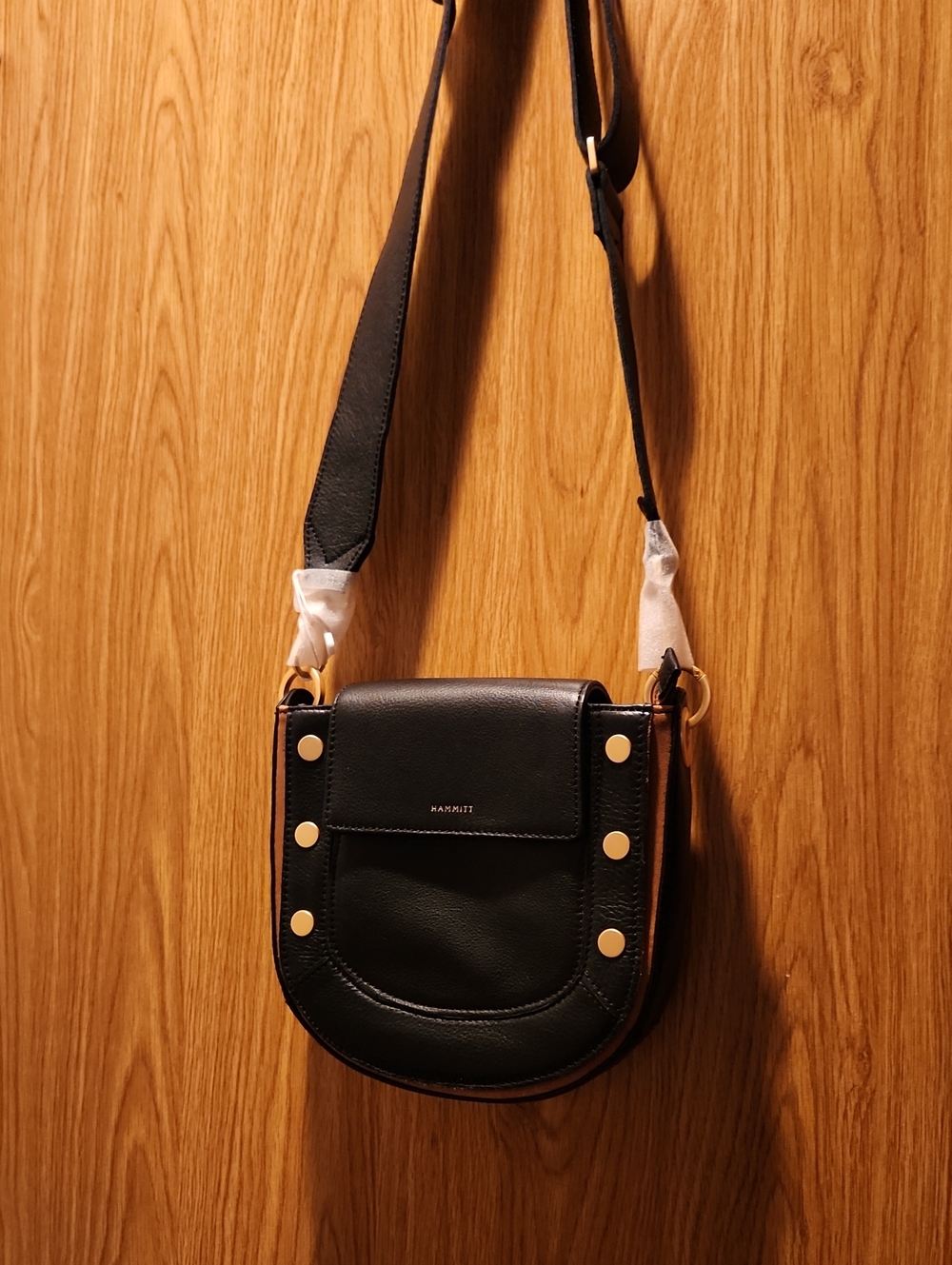 NWOT Hammitt North End Kayce Saddle Crossbody and Brushed Yellow Gold Hardware